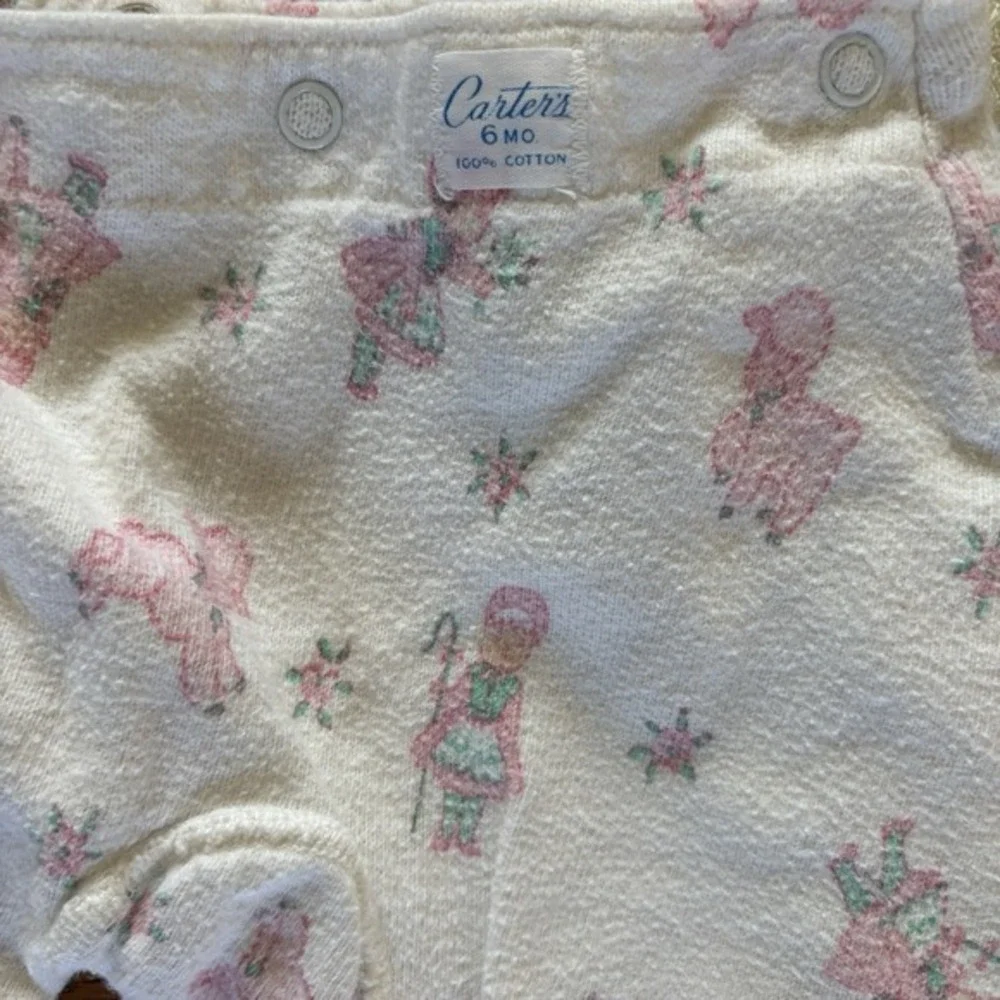 Large Lot 3-6 Months Baby Girl Clothes Carter's Pajama‎ Pants W Other Sleepers